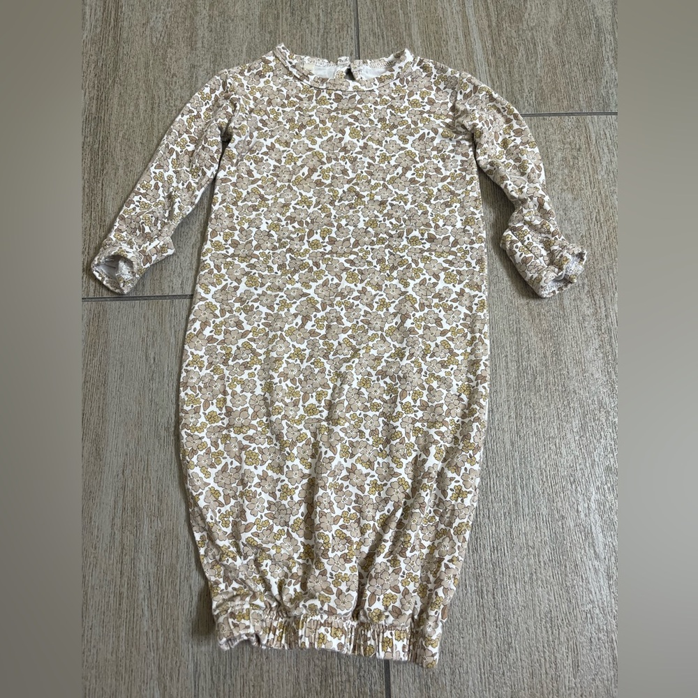 Quincy Mae bamboo 3-6 month gown